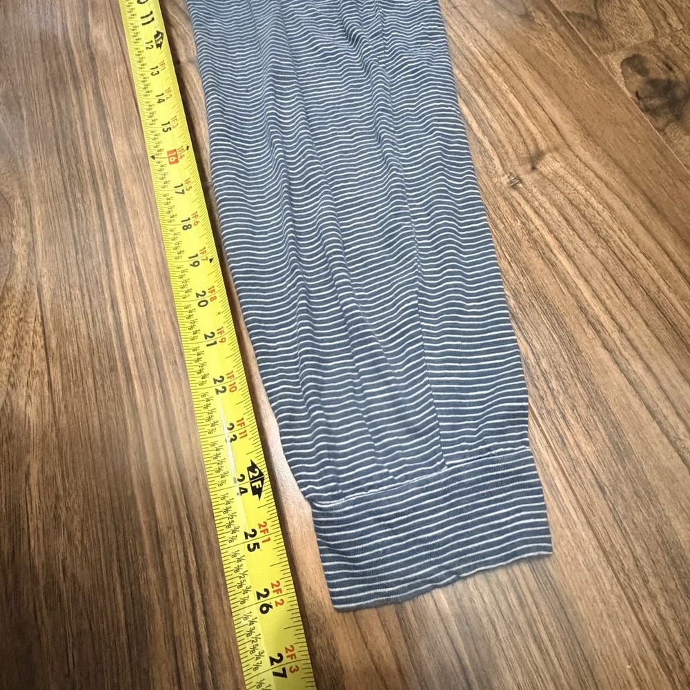 Pact Organic‎ Cotton All Day Easy Jumpsuit Sleeveless Striped Blue Small Pockets - Picture 7 of 8